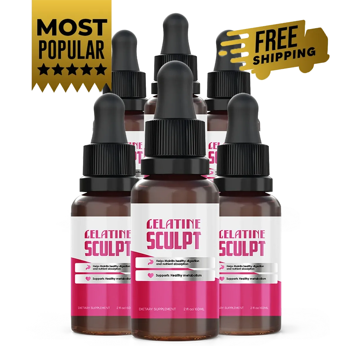 Gelatine Sculpt six bottle package