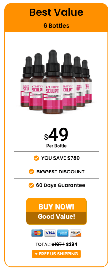 Gelatine Sculpt 6 Bottle Pricing